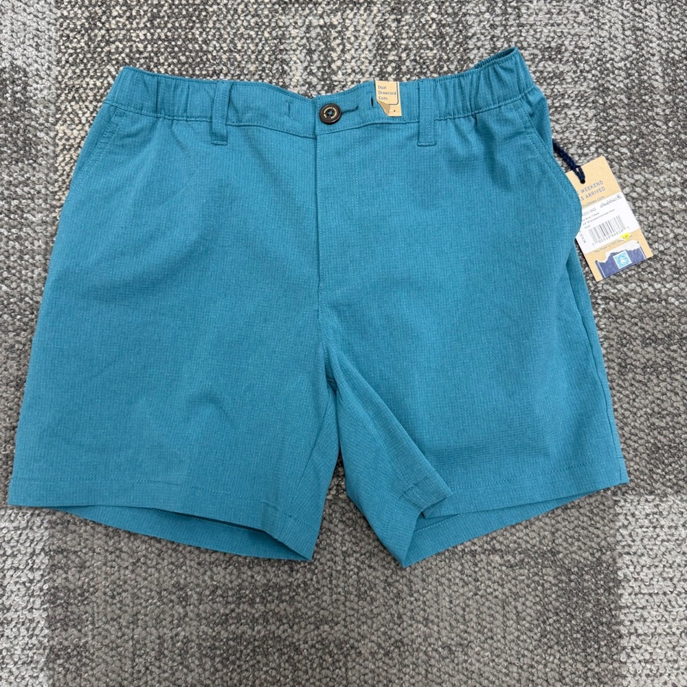 Chubbies Everywear Shorts Mens Small Blue Solid Breezetech 6 Inch Inseam Pocket